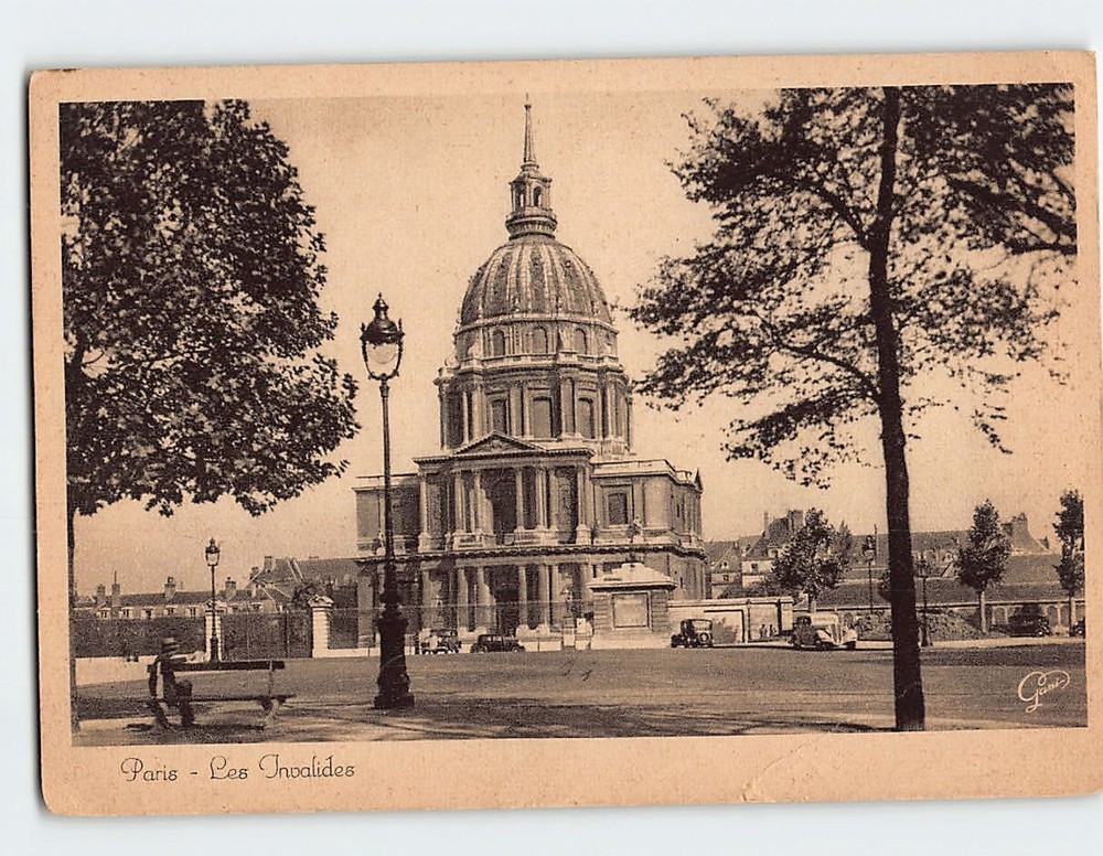 Postcard Les Invalides, Paris, France