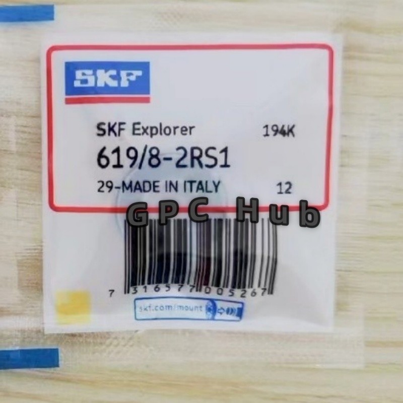 1PC NEW SKF 619/8-2RS1 single row deep groove ball bearing  Fast shipment