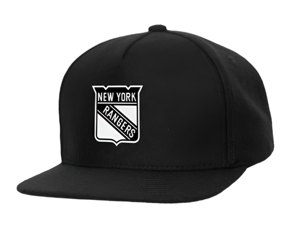 Mitchell & Ness Black New York Rangers Vintage Evergreen Snapback Hat