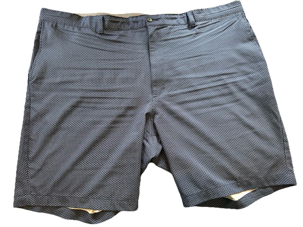 Ben Hogan Mens Athletic Stretchy Golf Shorts Navy 46, 9” inseam