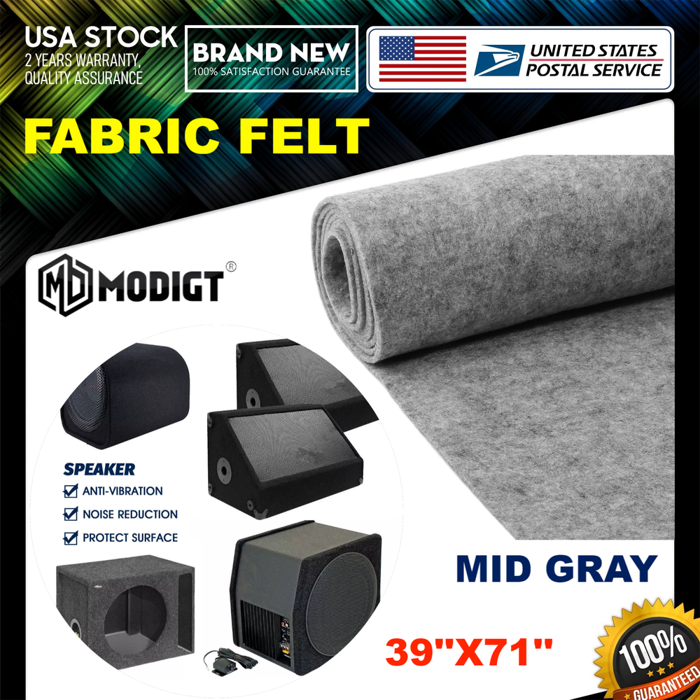 Mid-Gray Non-woven Fabric Car Carpet Automotive Floor Interior carpets Universal