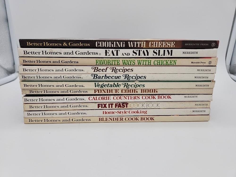 Better Homes and Gardens Vintage Cookbooks Hardback 1970’s 1980’s -  Lot of 11