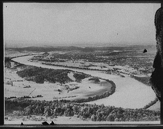 Chattanooga Tennessee 1900s Tennessee River from Lookout Mountain View