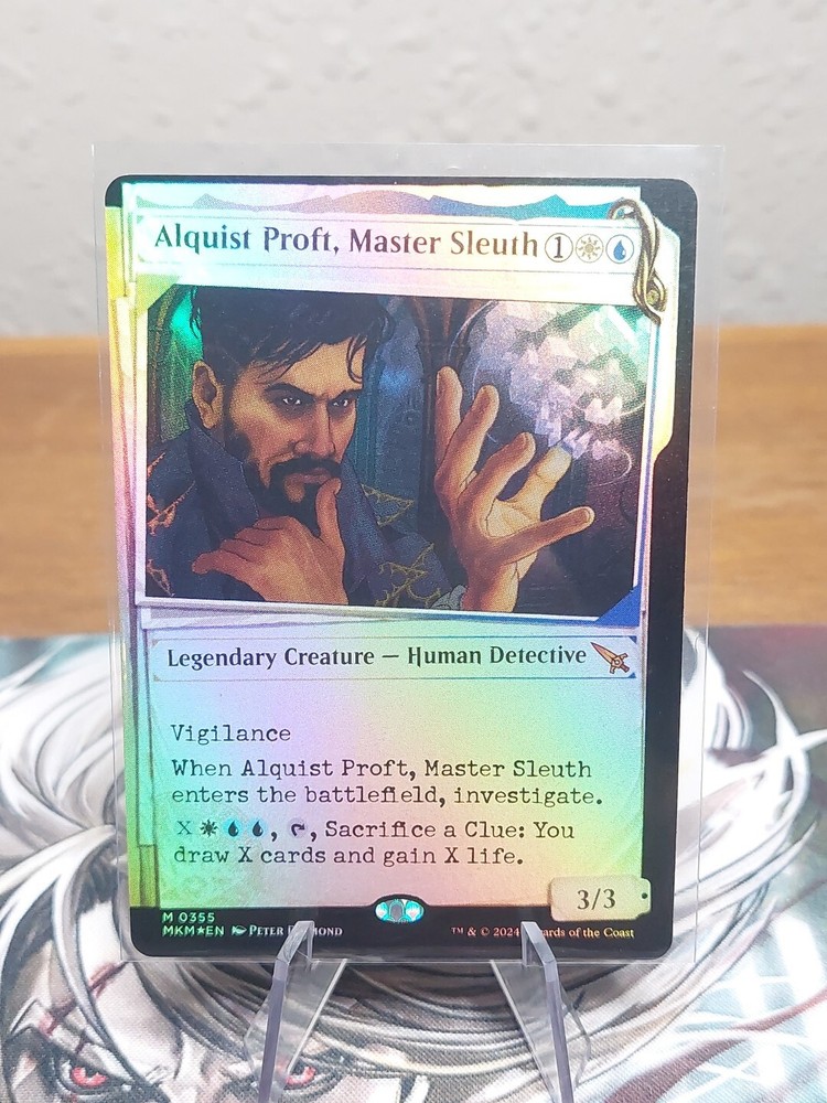 Alquist Proft, Master Sleuth (showcase) (foil) murders at kalov manor MTG - NM+
