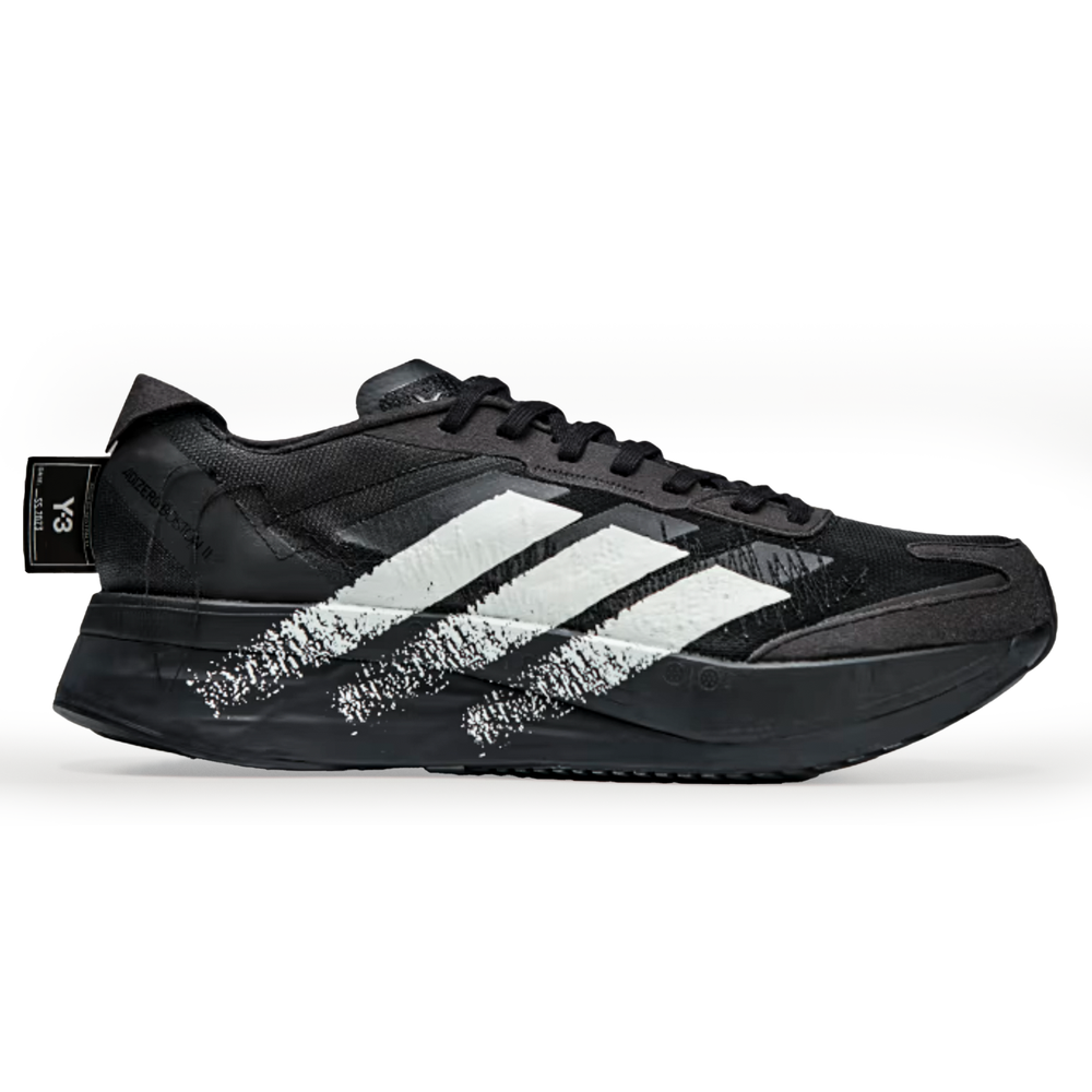 Adidas Y 3 Boston 11 Black Off White IE9395 ~ size 4.5m; 6w