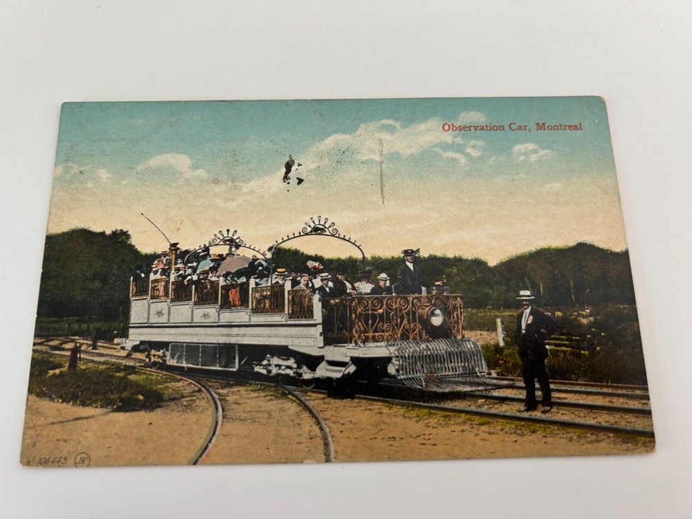 Observation Car Montreal Canada Postcard