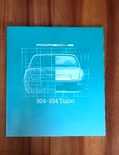 1980 Porsche 924 & 924 Turbo Original Sales Brochure + Tech Data