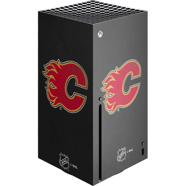 NHL Calgary Flames Xbox Series X Console Skin - Calgary Flames Distressed
