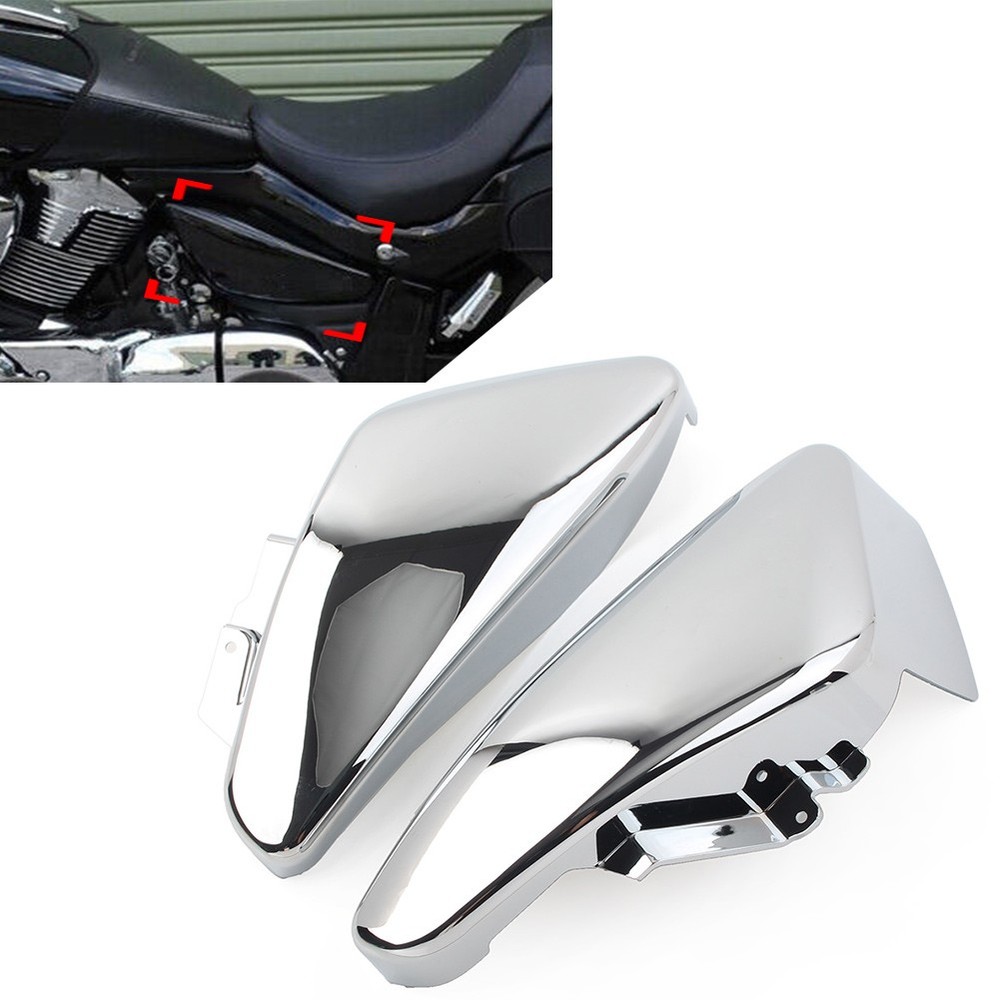 Battery Fairing Side Cover For Suzuki M109R M1800R VZR1800 2006-2022 Chrome