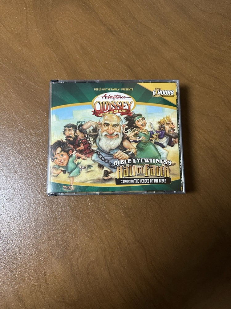 Adventures in Odyssey Bible Eyewitness Hall of Faith Audio CD Focus on the Fami…