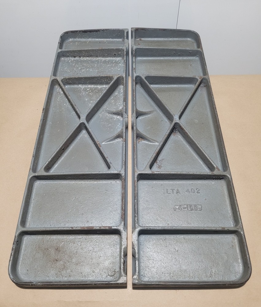 *Matched Pair* Vintage Delta Milwaukee LTA-402 Cast Iron Extension Wings 8