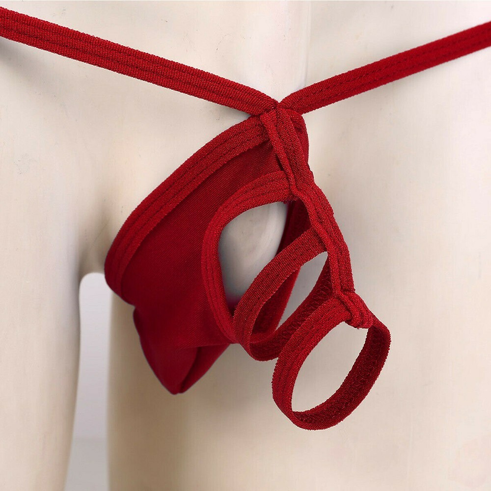 New Sexy Mens Ultra-thin Briefs Thong Low Rise Bikini G-string Underwear Panties
