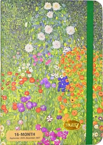 2027 Cottage Garden Weekly Planner (16 Months, Sept 2026 to Dec 2027) by – Other