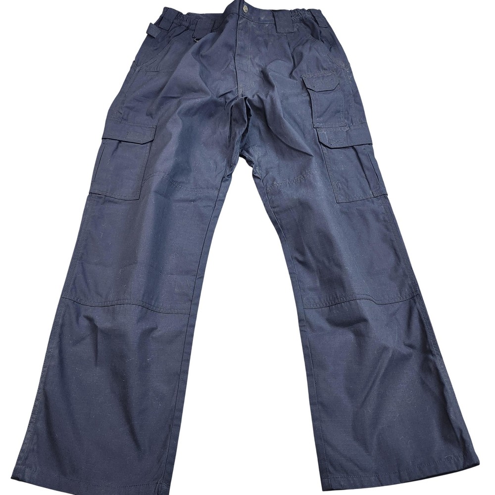 5.11 Tactical Cargo Pants Mens 34x30 Dark Navy Taclite Pro Elastic Waist 74273