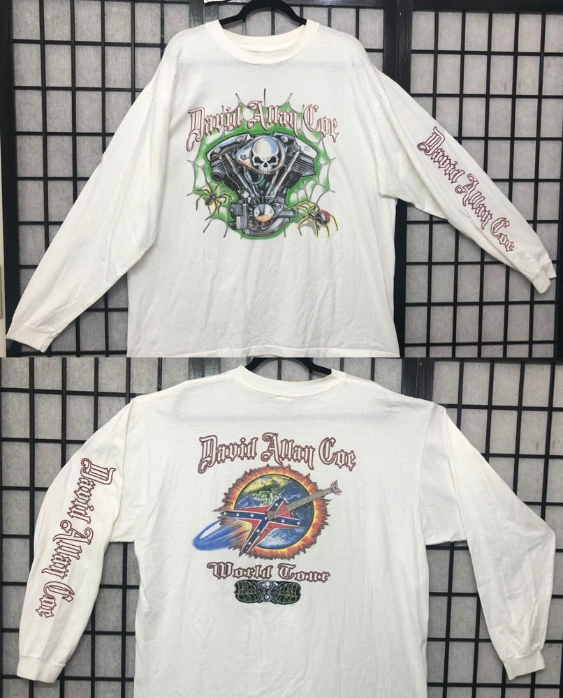 David Allan Coe World Tour long-sleeved shirt S-5XL