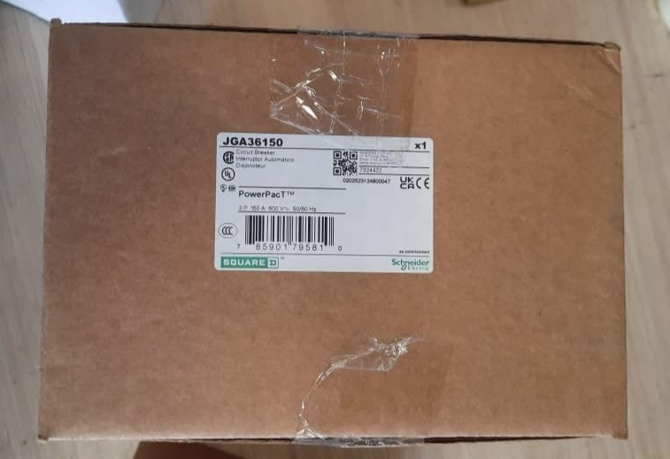 Square D JGA36150, MCCB 150A  3P 18KA, Made in Mexico