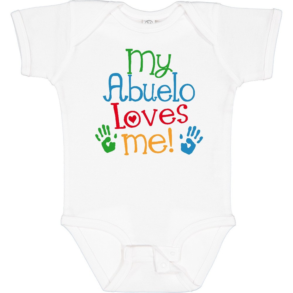 Inktastic My Abuelo Loves Me Outfit Baby Bodysuit Grandkids Boys Girls Grandpa-image
