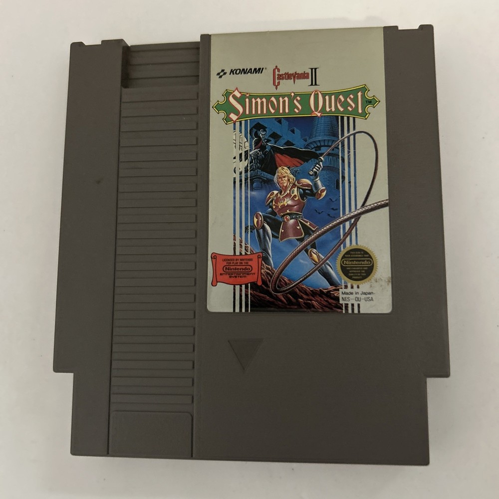 Nintendo NES Castlevania 2 II Simons Quest TESTED Free Shipping