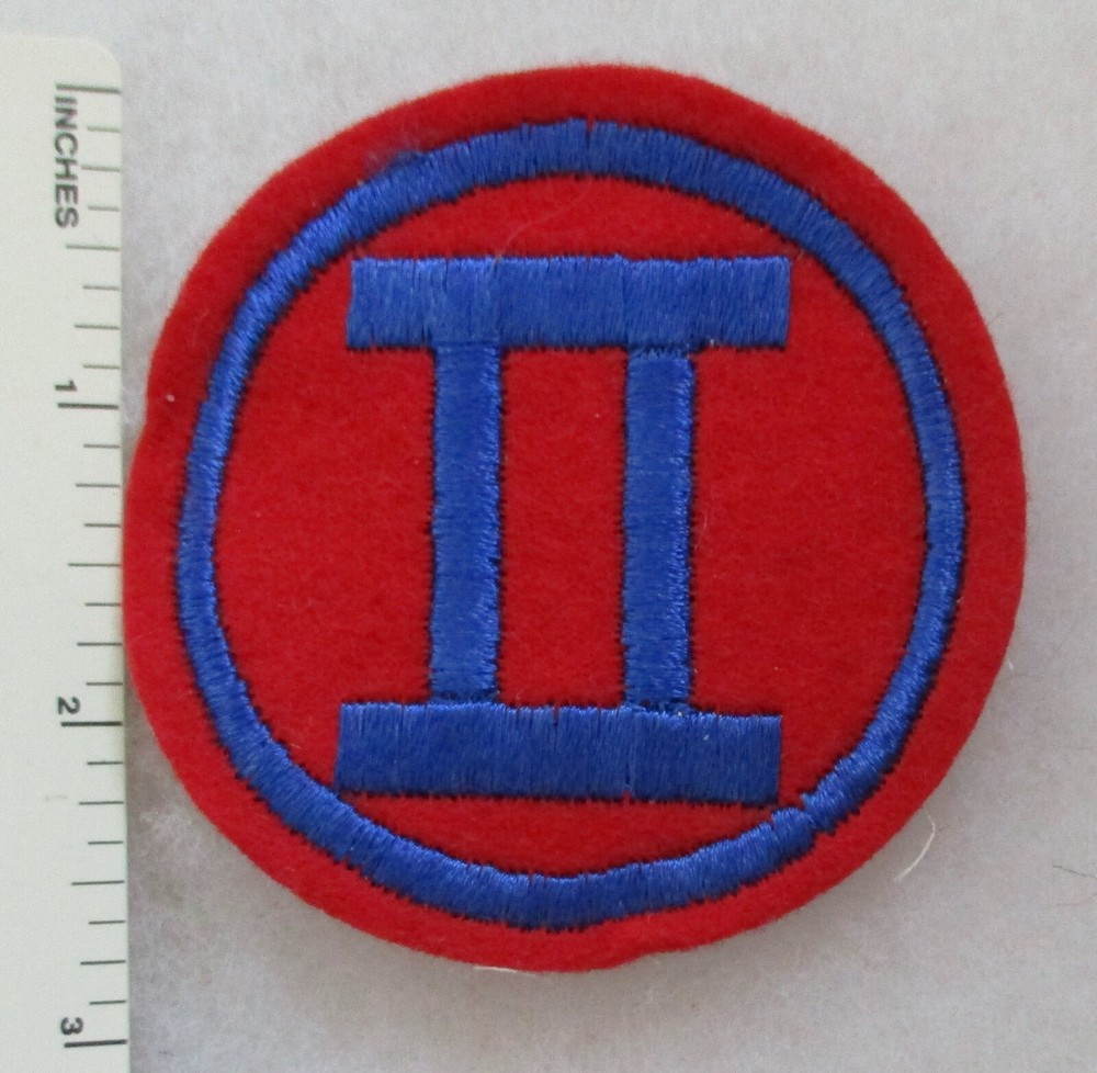 ROK KOREAN 2nd ARMY CORPS PATCH KOREA 1950s COLD WAR Vintage ORIGINAL