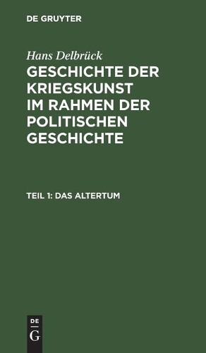 Das Altertum (Hardback)