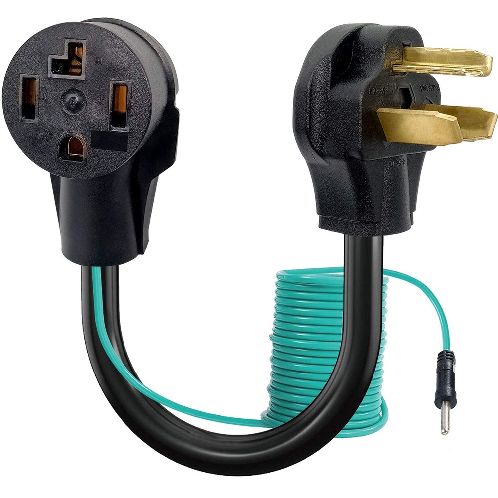 Dryer Adapter Cord, 4 Prong to 3 Prong Dryer Adapter Cord Convert 4 Prong Dry...