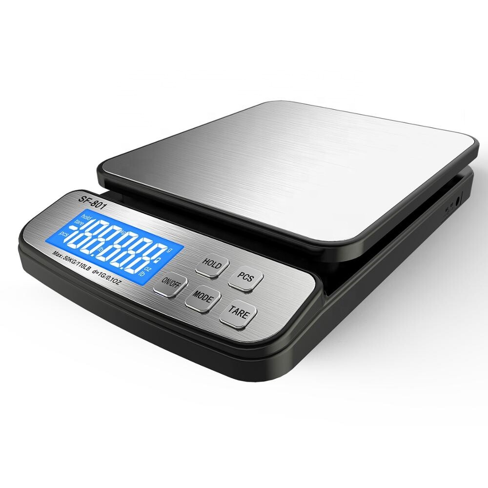 Accurate Digital Shipping Postal Scale 110 Lb / 50kg x 0.1 Oz Weight Postage-image