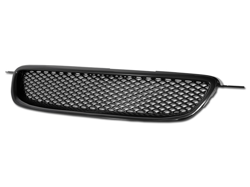 DEFECTIVE FOR 03-04 TOYOTA COROLLA TR MESH FRONT HOOD BUMPER GRILLE GUARD BLK D5