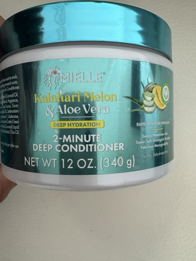 Mielle 2 Minute Deep Conditioner Kalahari Melon and Aloe Vera Moisturizing