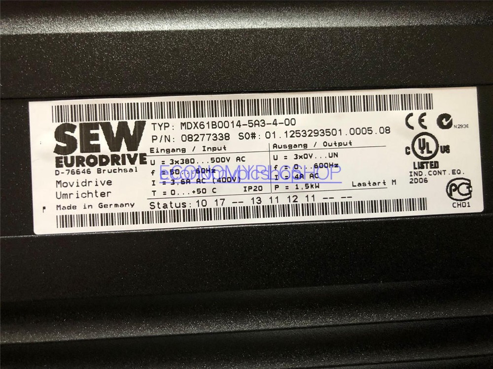ONE SEW servo drive  MDX61B0014-5A3-4-00 USED