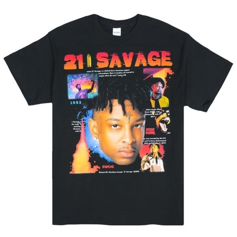 Rare 21 Savage Collection  S-5XL Tee B07.176
