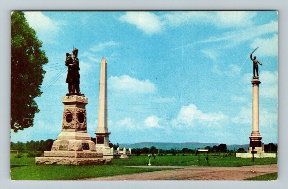 Sharpsburg MD-Maryland, Antietam Battlefield Vintage Souvenir Postcard