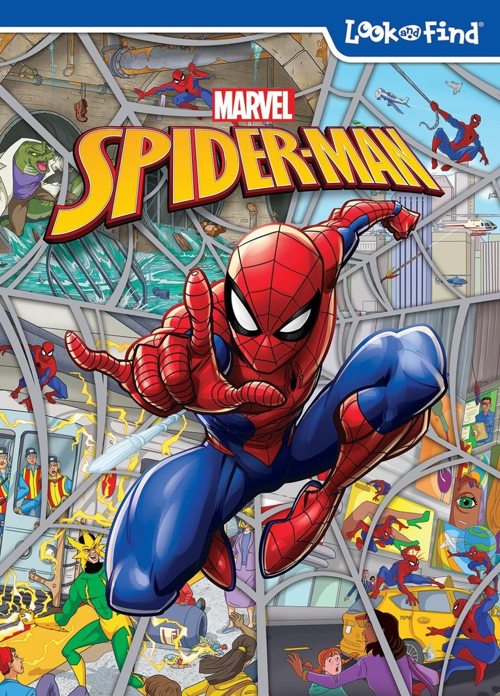Marvel Spider-Man - Look and Find Activity Book - PI Kids - hardcover PI Kid...
