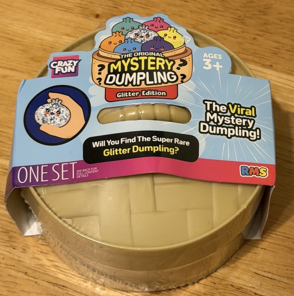 SEALED RMS Crazy Fun Squishy Mystery Dumpling Glitter Edition - SHIPS FAST