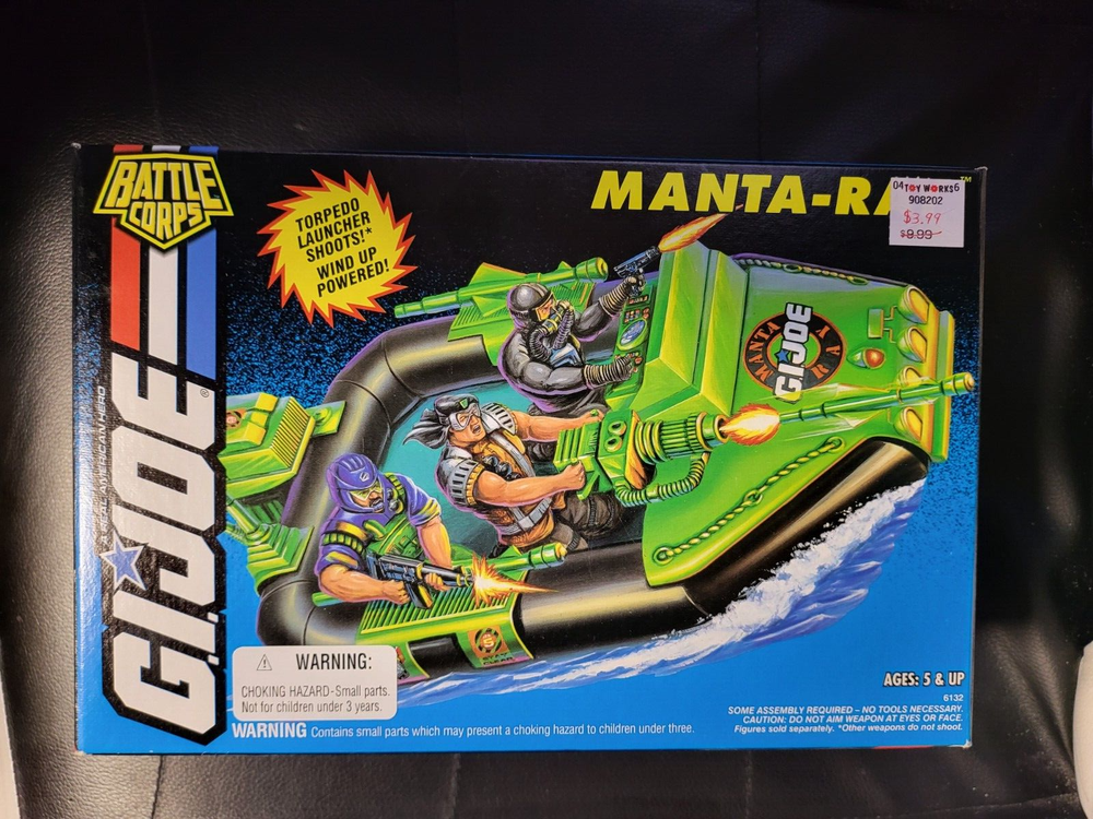 Hasbro GI Joe A Real American Hero Battle Corps Manta-Ray Vehicle 1993 NICE