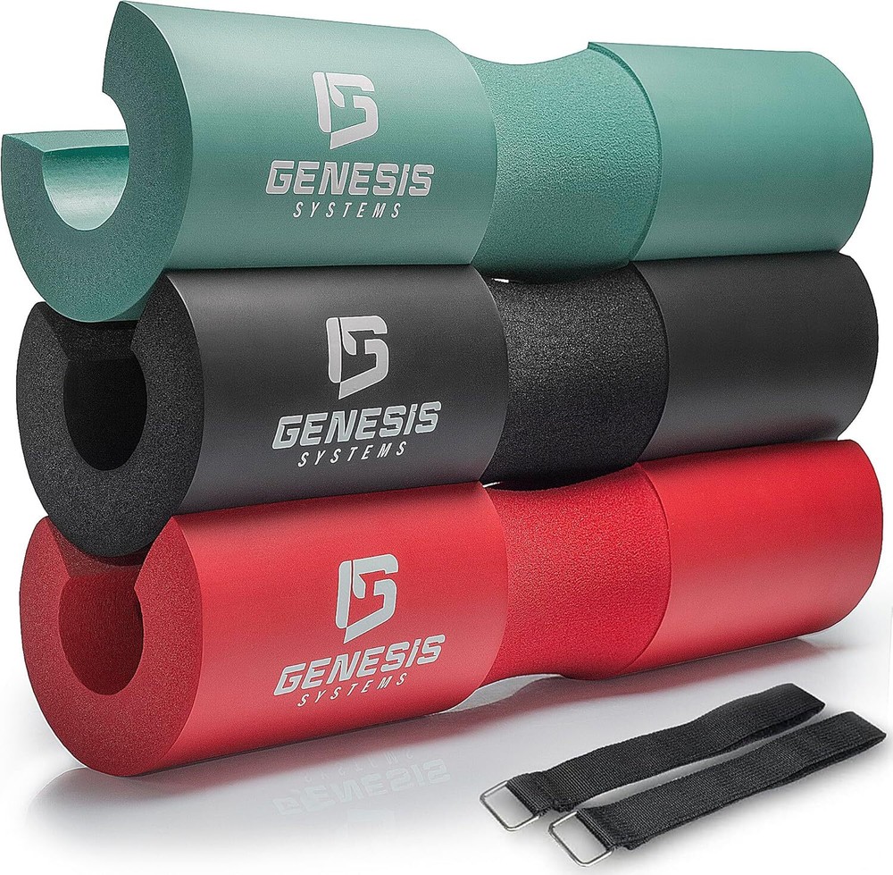 Squat Pad Barbell for Hip Thrusts Squats Lunges Glute Bridge - Foam Mint