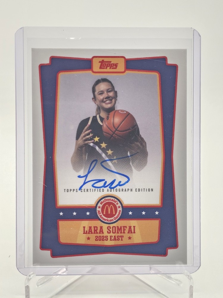 Lara Somfai 2025-26 Topps Chrome Mcdonald's All American Auto #Ea-Ls Q7480