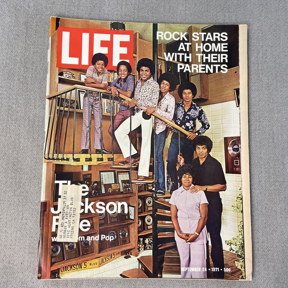 The Jackson Five / Michael Jackson Life Magazine September 24 1971