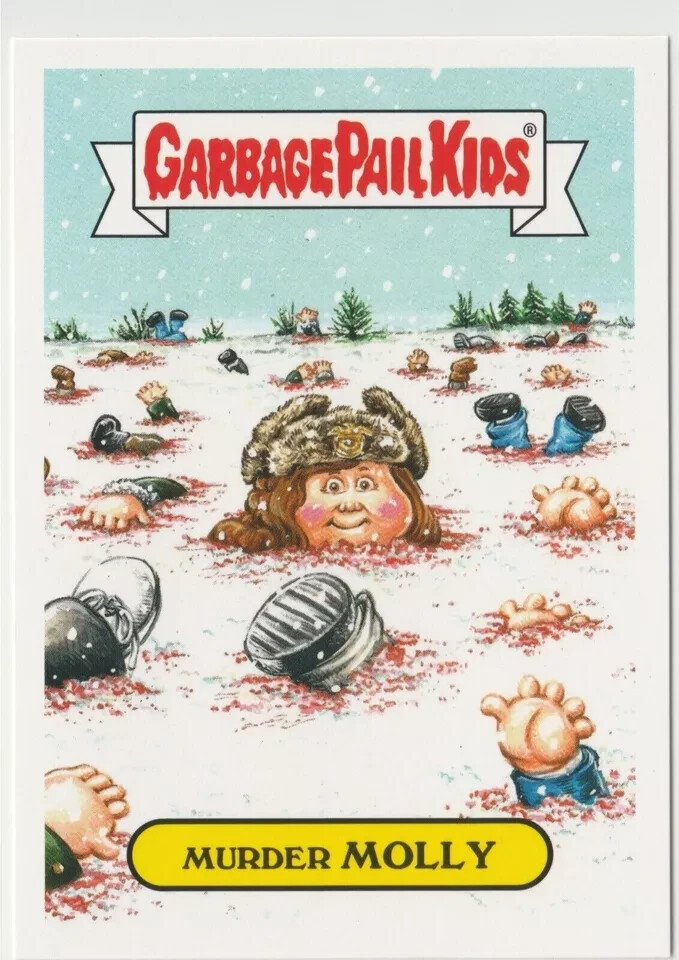 Murder Molly Garbage Pail Kids GPK 2016 Prime Slime Trashy TV Series Card 3b