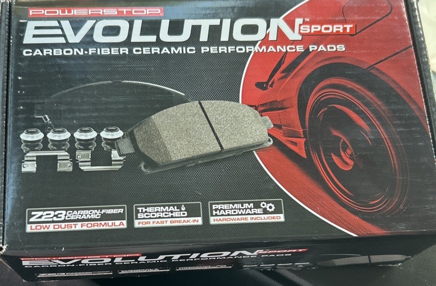 Carbon Fiber Ceramic Brake Pads Z23 Evolution Sport Noise Free High Performance