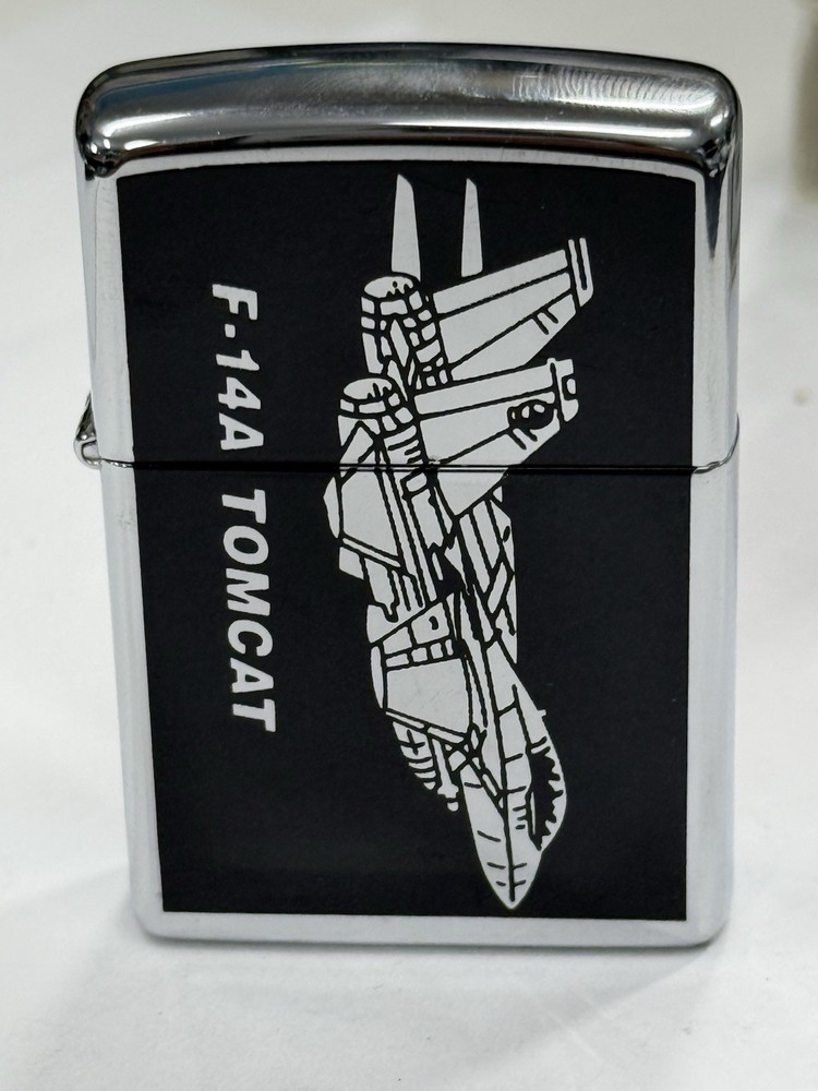 Zippo 1995 F-14A Tomcat Grumman Fighter Aircraft Lighter Sealed In Box D371