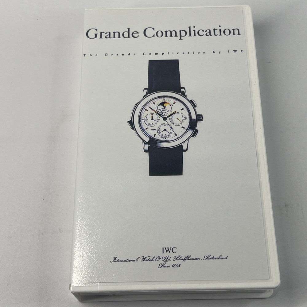 IWC Grande Complication 20 Minute VHS Video