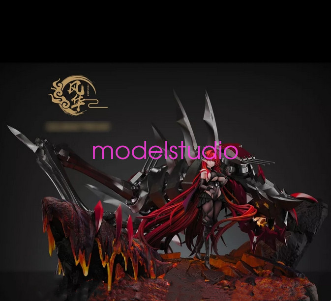 FH Studio Azur Lane Hindenburg Statue Resin Pre-order Painted H42cm EX Ver New