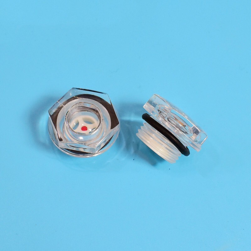 Air Compressor Oil Level Gauge Sight Glass M33x1.5mm Male Threaded Organic Glass
