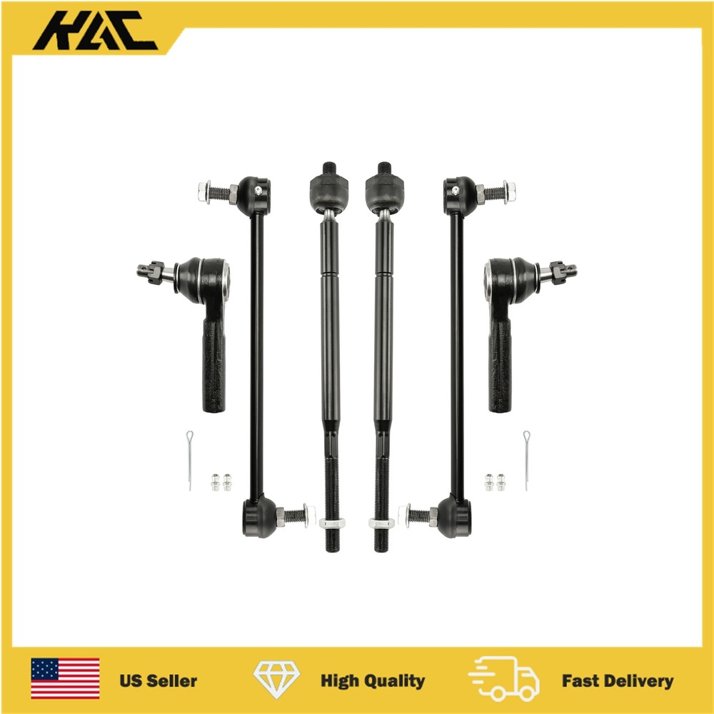 8PCS Front Lower Control Arm Sway Bar Tie Rod For Chrysler Pacifica 2004-2008
