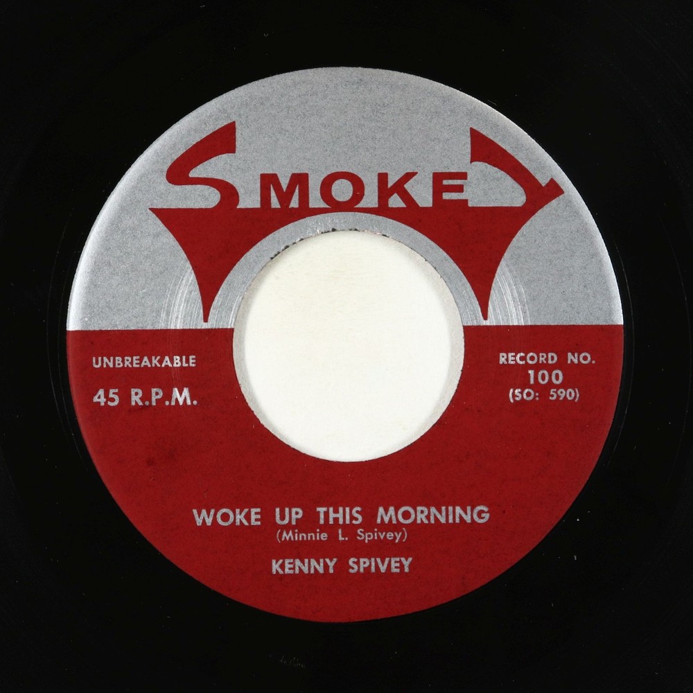 Rockabilly 45 - Kenny Spivey - Woke Up This Morning - Smokey VG+