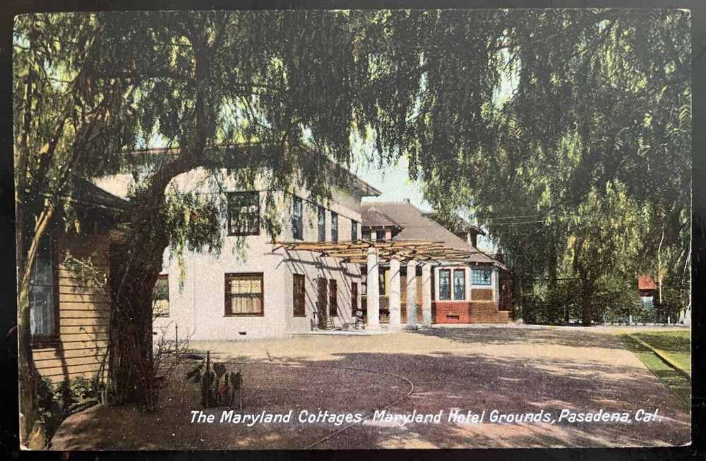 Vintage Postcard 1907-1915 Maryland Cottages, & Hotel, Pasadena, California (CA)