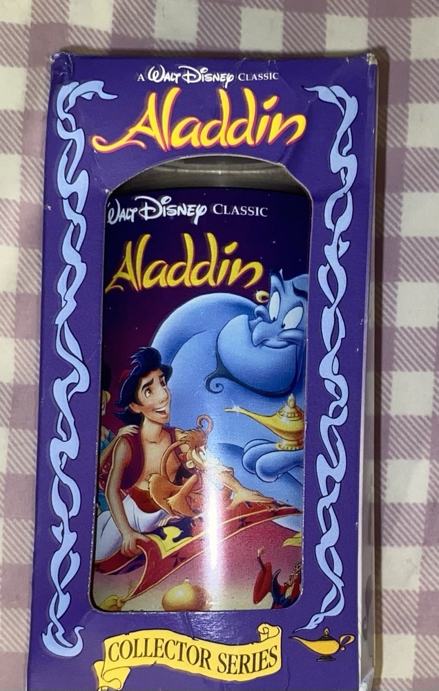 Vintage 1994 Disney Aladdin Burger King Collector Plastic Cup New in Box