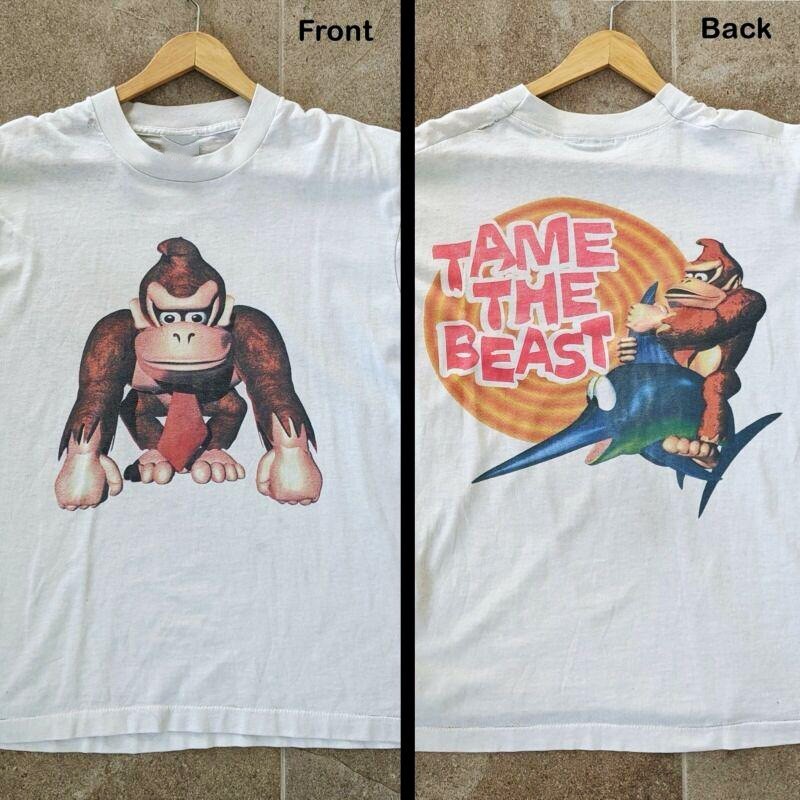 90's Donkey Kong Promo T-Shirt S-5XL (2-Sided)