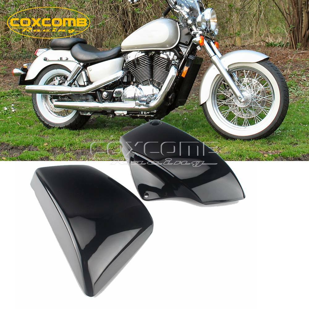 Black Battery Side Fairing Cover for Honda VT1100 Shadow ACE AERO VT1100 C2/C3-image