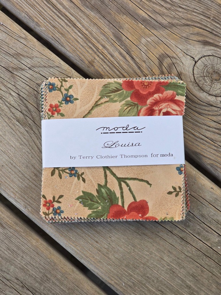 Moda - Terry Clothier Thompson - Louisa - Quilting Fabric - Charm Pack